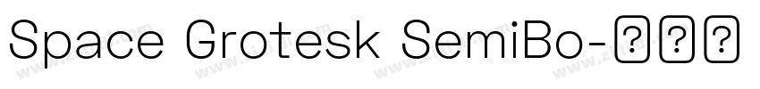 Space Grotesk SemiBo字体转换